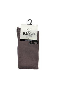 LOGO socks dark mauve
