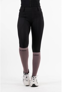 LOGO socks dark mauve